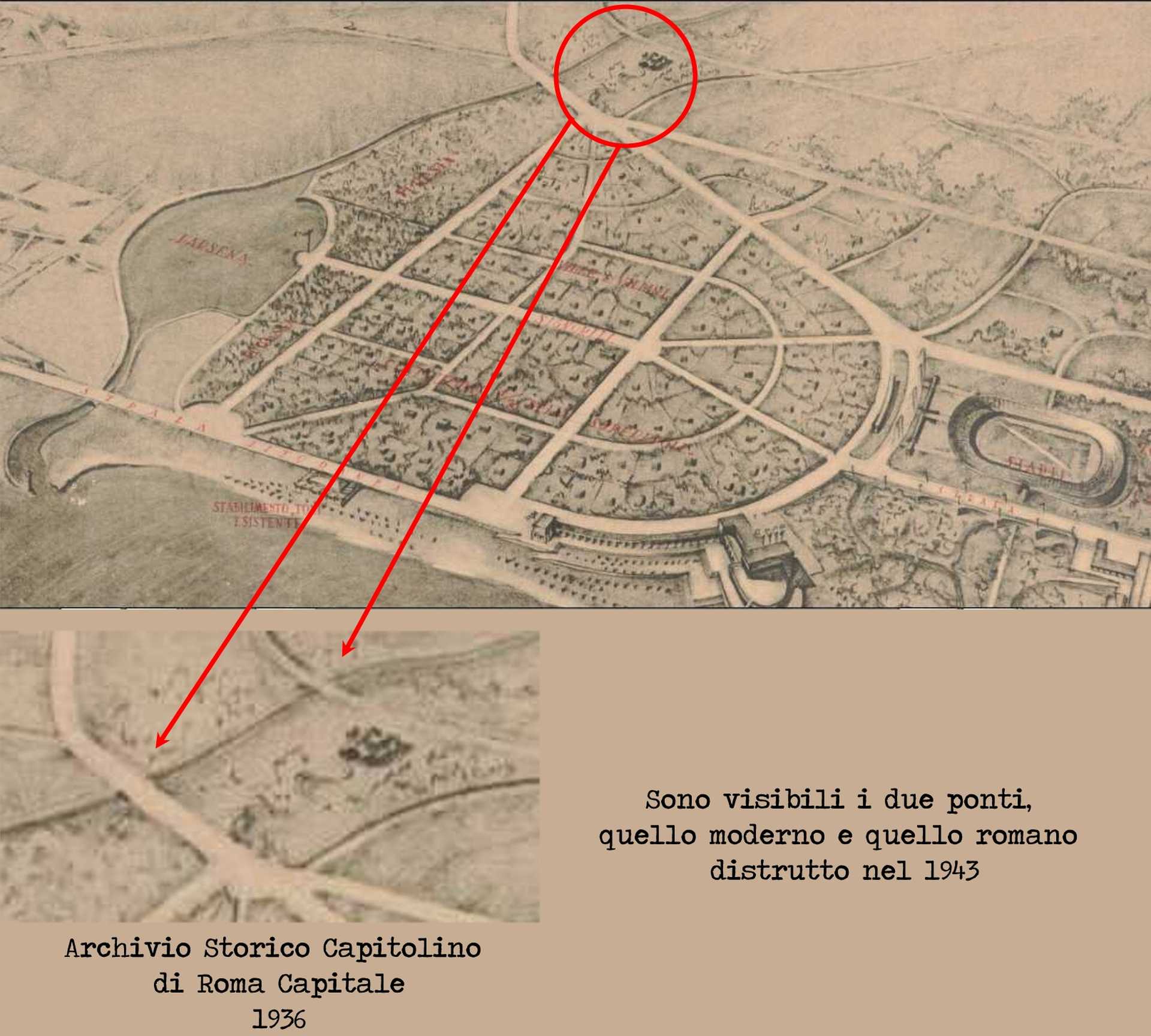 Il ponte romano sul canale dello Stagno, un ricordo ormai dimenticato
